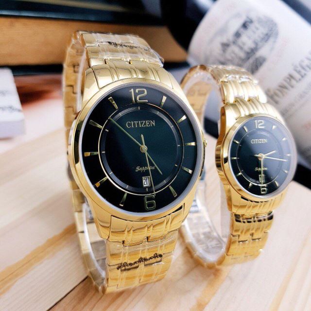 Đồng Hồ Cặp Đôi Citizen Cao Cấp - CT1298G Đồng Hồ Cặp Đôi Citizen Cao Cấp - CT1298G