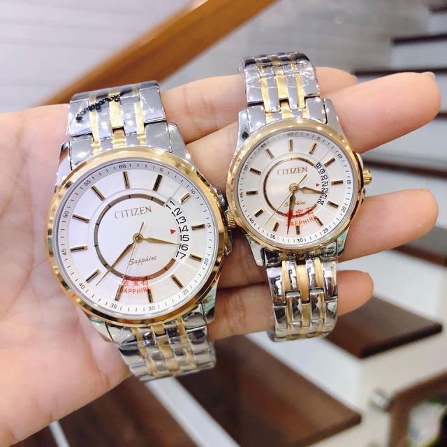 Đồng Hồ Đôi Citizen Lịch Vòng Độc Lạ - CT196 Đồng Hồ Đôi Citizen Lịch Vòng Độc Lạ - CT196