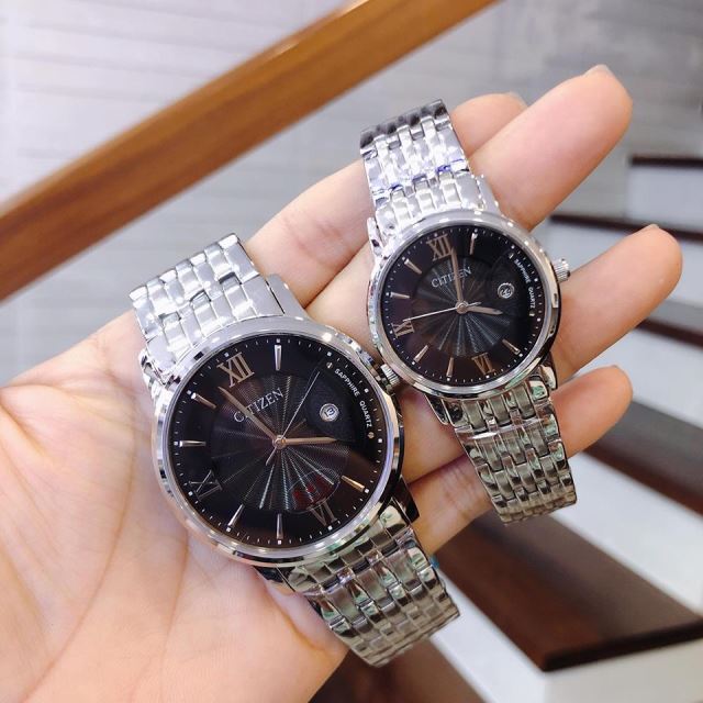 Đồng Hồ Citizen Cặp Đôi Sang Trọng Nhiều Màu - CT197 Đồng Hồ Citizen Cặp Đôi Sang Trọng Nhiều Màu - CT197