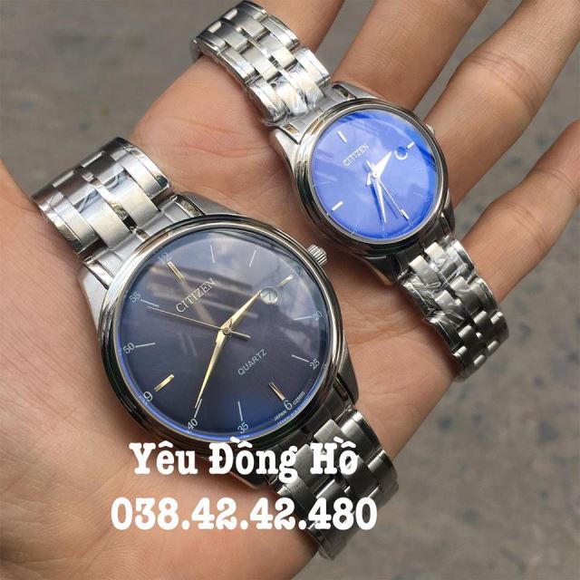 Đồng Hồ Đôi Citizen Kính Mo Phản Quang - CZ5552G