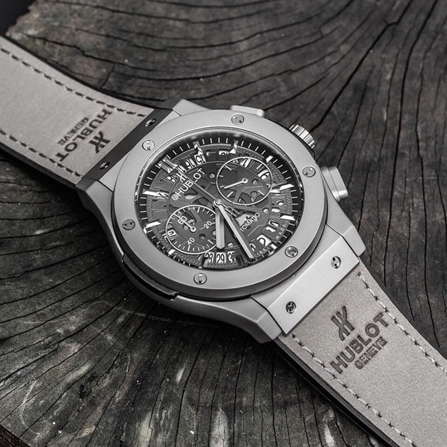 Đồng Hồ Cặp Hublot 5Kim Cá Tính - Màu Xám