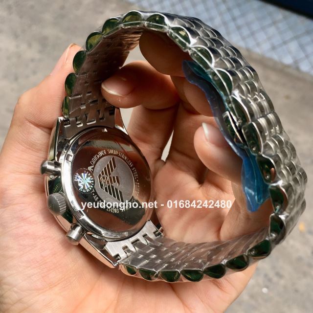 Đồng Hồ Emporio Armani Cờ Ý 5983 - Mặt Trắng Đồng Hồ Emporio Armani Cờ Ý 5983 - Mặt Trắng