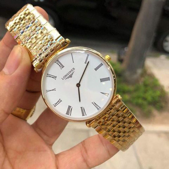 Đồng Hồ Nam Longines Số La Mã Cao Cấp - LG17 - Mặt trắng Đồng Hồ Nam Longines Số La Mã Cao Cấp - LG17 - Mặt trắng