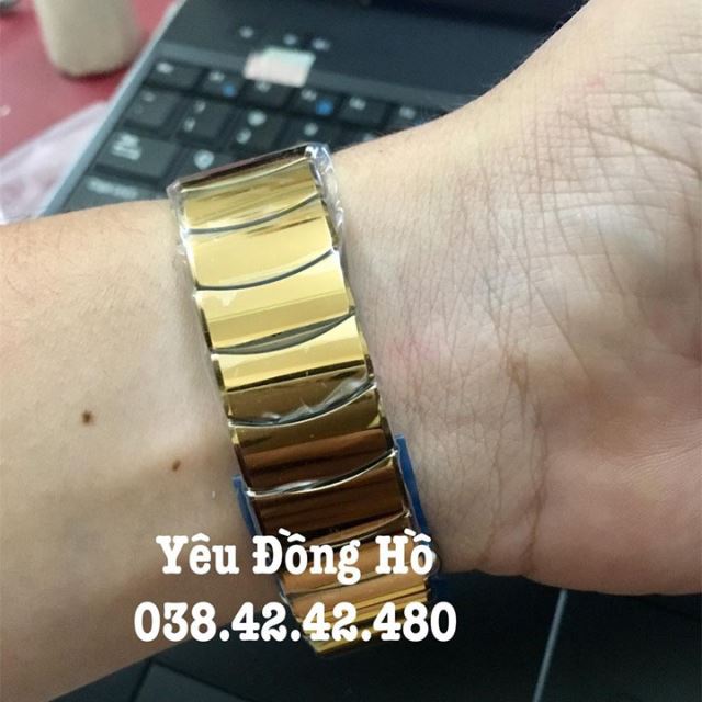 Đồng Hồ Nam Rado Mặt Vuông Màu Vàng - 6057GHM