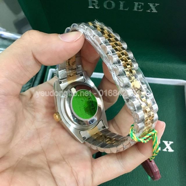 Đồng Hồ Nam Rolex Chạy Cơ Size 37mm - Màu Demi