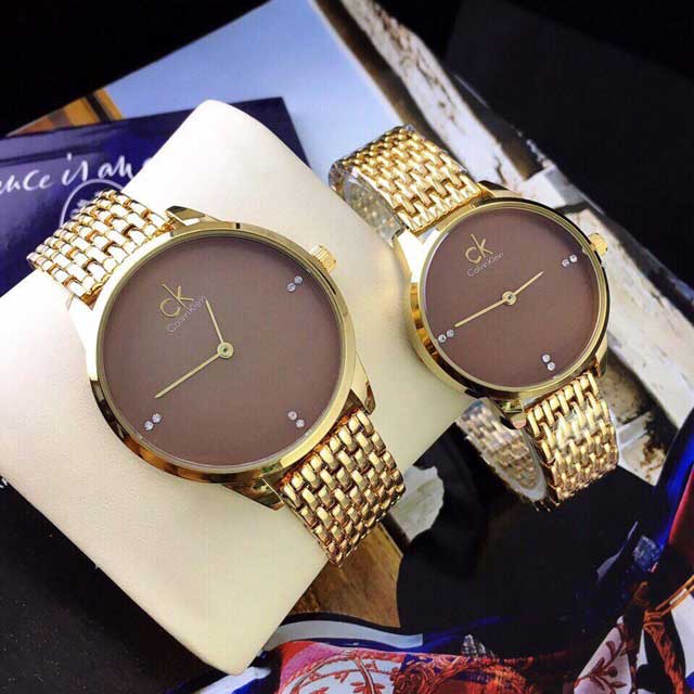 Đồng Hồ CK Đôi Mặt Trơn Mẫu Mới CK09 