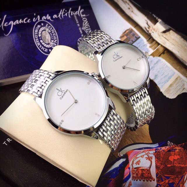 Đồng Hồ CK Đôi Mặt Trơn Mẫu Mới CK09 