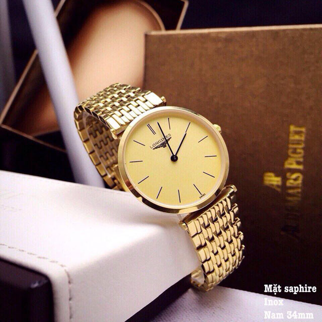  Đồng Hồ Cặp Longines Kính Saphire - LG01