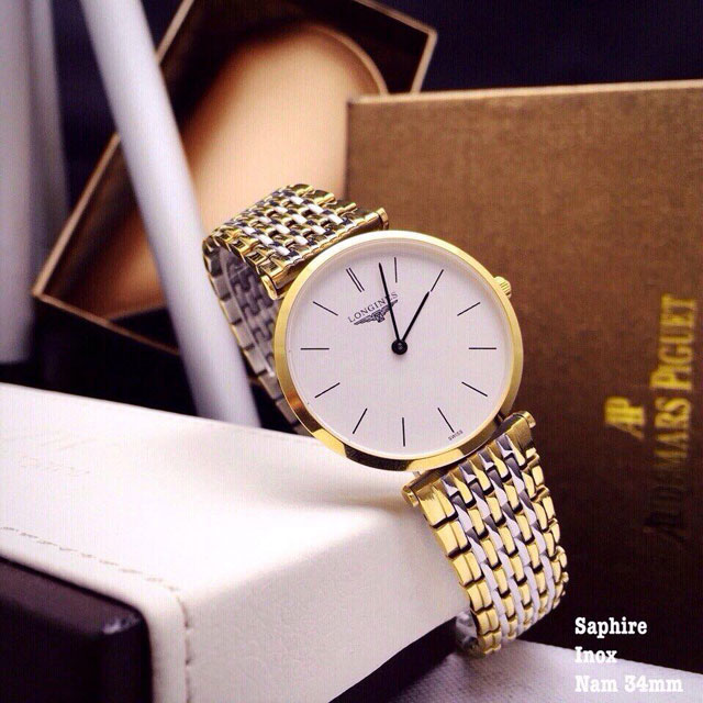  Đồng Hồ Cặp Longines Kính Saphire - LG01