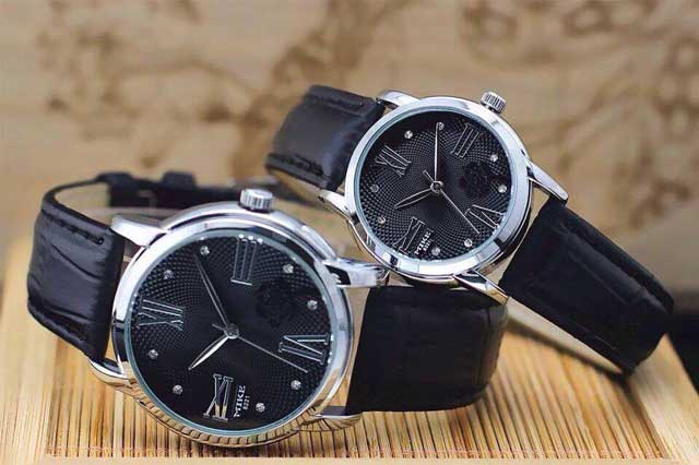 Đồng Hồ Đôi Mike Dây Da Chính Hãng MKC02