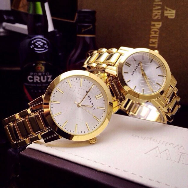 Đồng Hồ Đôi Burberry Mẫu Mới BB002