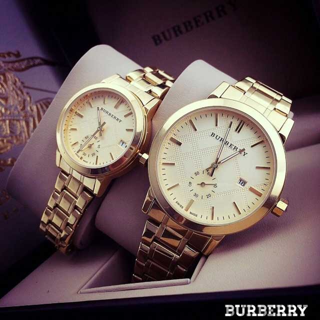 Đồng Hồ Cặp Burberry Cao Cấp BBR005