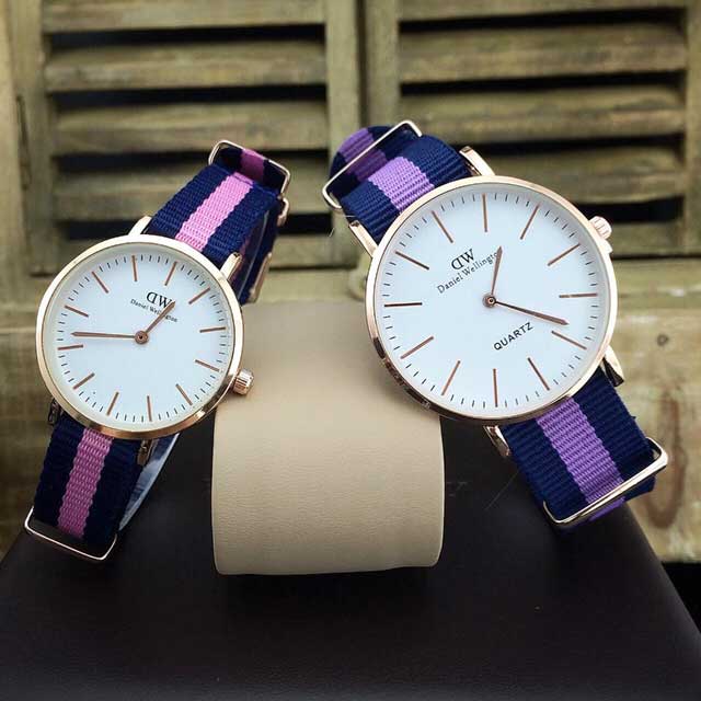 Đồng Hồ Đôi DW Dây Vải Thời Trang
