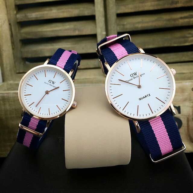Đồng Hồ Đôi DW Dây Vải Thời Trang