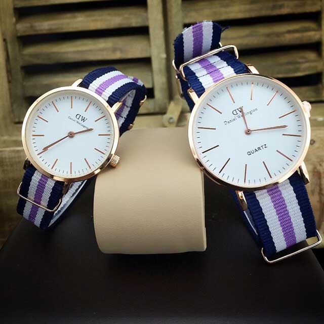 Đồng Hồ Đôi DW Dây Vải Thời Trang