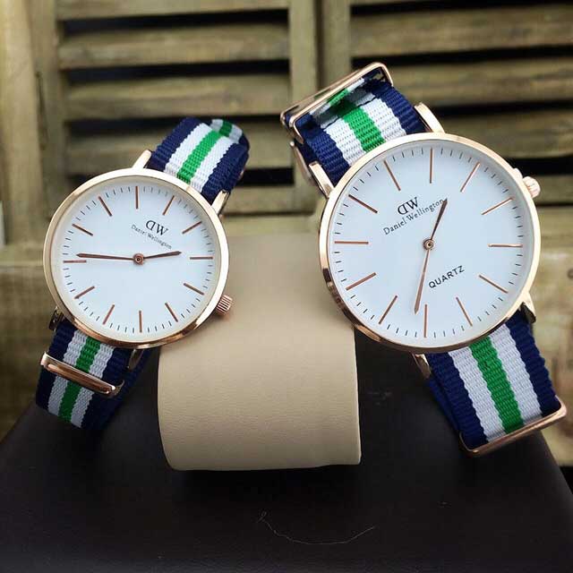 Đồng Hồ Đôi DW Dây Vải Thời Trang
