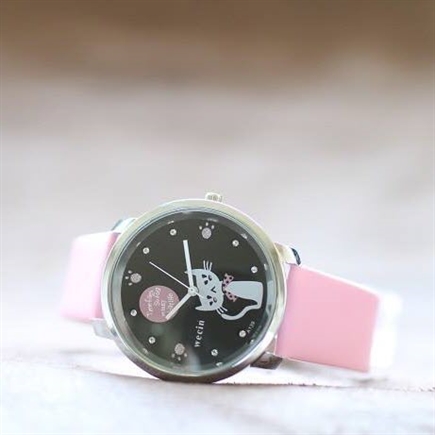 Đồng hồ Teen mặt Mèo dễ thương