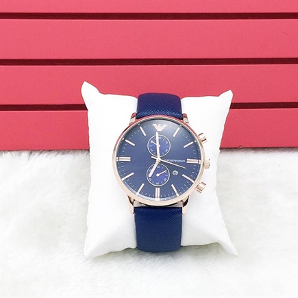 Đồng Hồ Armani Fake Cực Chuẩn, Dây Da Bền Đẹp (AR07)