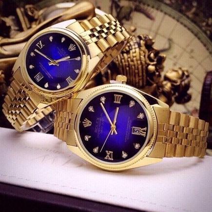 Đồng Hồ Đôi Rolex Dây Inox Sành Điệu RC09