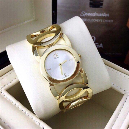 Đồng Hồ CK Mặt Tròn Dây Inox Bền Đẹp - CK08