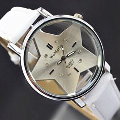 Đồng hồ hình ngôi sao tuyệt đẹp, kính đa giác lồi bắt sáng