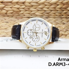 Đồng hồ dây da nam Armani sang trọng (AR002)