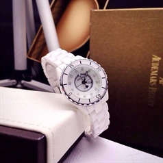 Đồng Hồ Sinobi Dây Đá Trắng Thanh Lịch Và Nữ Tính