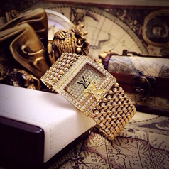 Đồng Hồ Chữ LV Bản To Độc Đáo Cho Phái Đẹp