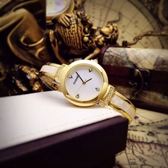 Đồng Hồ Nữ Chanel Ruby Đá Trắng CN14