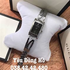 Đồng Hồ Gucci Mặt Vuông Dây Kiềng GC06