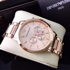 Đồng Hồ Armani Mẫu Mới Thép Không Gỉ AR09