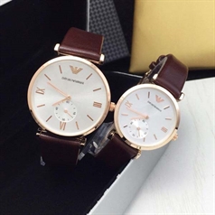 Đồng Hồ Armani Dây Da Siêu Mỏng ARC10