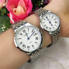 Đồng Hồ Cặp Cartier Dây Kim Loại CTC02