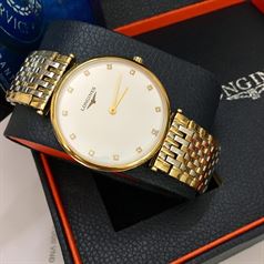 Đồng Hồ Nam Longines Cao Cấp Mặt Đính Hạt - LG12