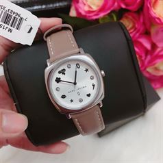 Đồng Hồ Marc Jacobs MJ1583 Dây Da Viền Bạc