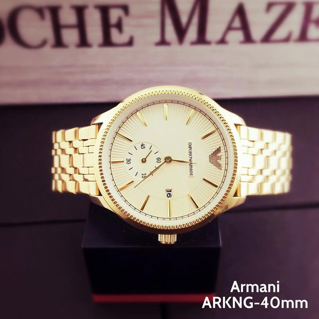 Đồng Hồ Armani Fake Chuẩn Dây Inox Đặc