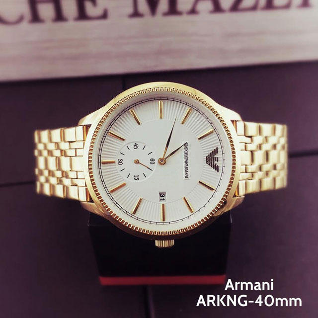 Đồng Hồ Armani Fake Chuẩn Dây Inox Đặc