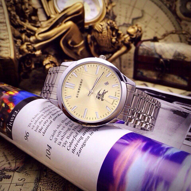 Đồng Hồ Nam Burberry Dây Inox BB003