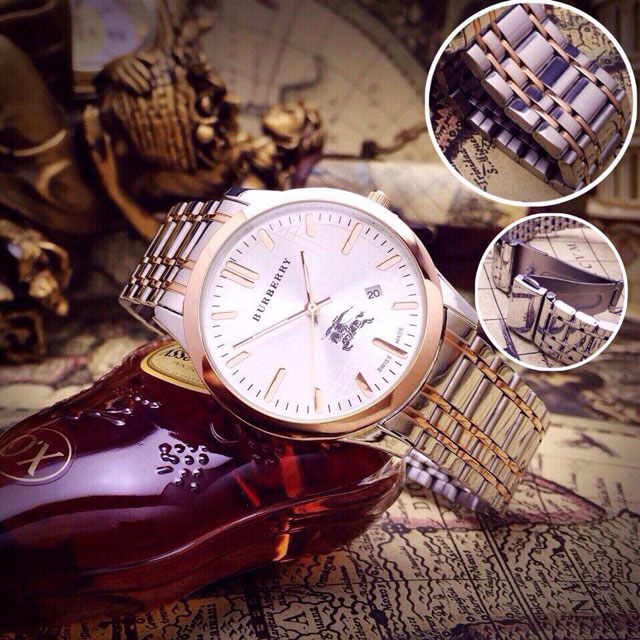 Đồng Hồ Nam Burberry Dây Inox BB003