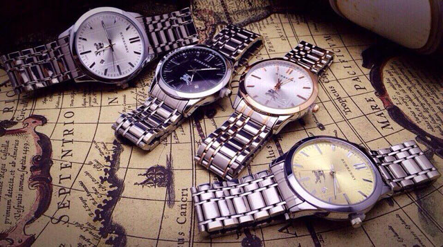 Đồng Hồ Nam Burberry Dây Inox BB003