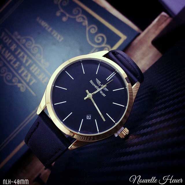 Đồng Hồ Nouvelle Heuer Dây Da Chính Hãng