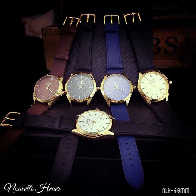 Đồng Hồ Nouvelle Heuer Dây Da Chính Hãng