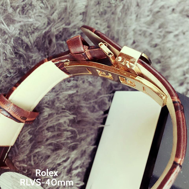 Đồng Hồ Rolex Dây Da Sang Trọng Cho Phái Mạnh