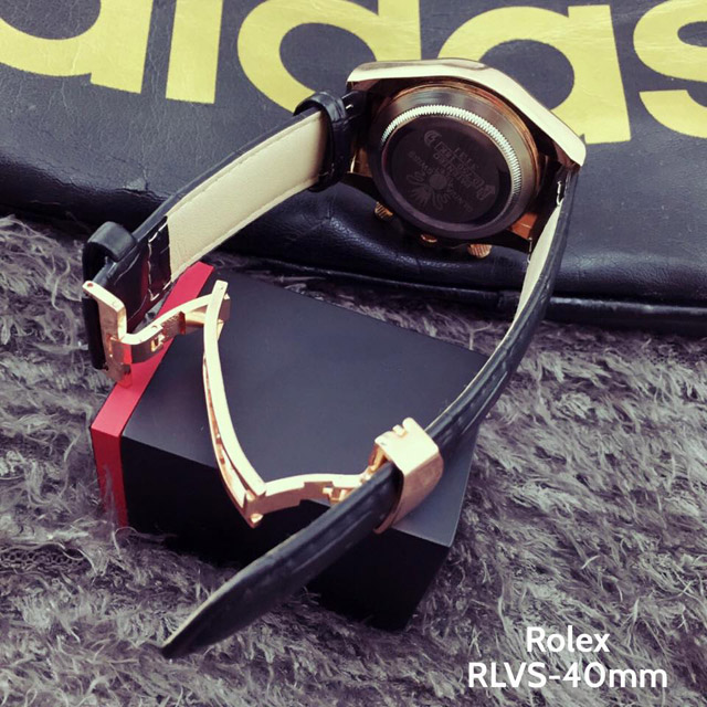 Đồng Hồ Rolex Dây Da Sang Trọng Cho Phái Mạnh