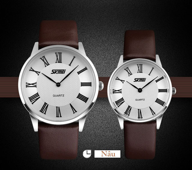 Đồng Hồ SKMEI Dây Da Siêu mỏng - SKM9