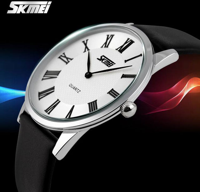 Đồng Hồ SKMEI Dây Da Siêu mỏng - SKM9