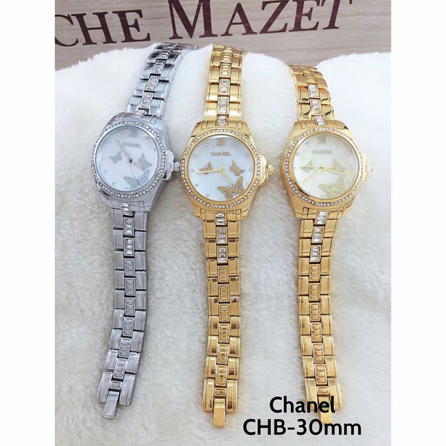 Đồng Hồ Chanel Họa Tiết Bướm - CHB