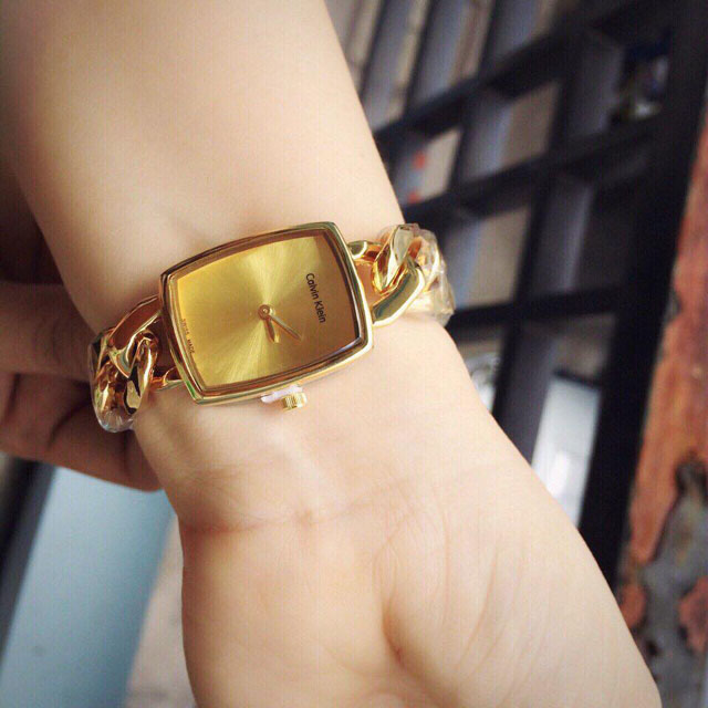 Đồng Hồ Calvin Klein Mặt Vuông Dây Xích - CK03