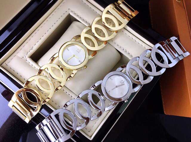 Đồng Hồ CK Mặt Tròn Dây Inox Bền Đẹp - CK08