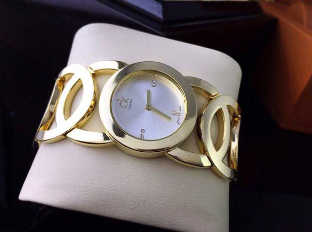 Đồng Hồ CK Mặt Tròn Dây Inox Bền Đẹp - CK08